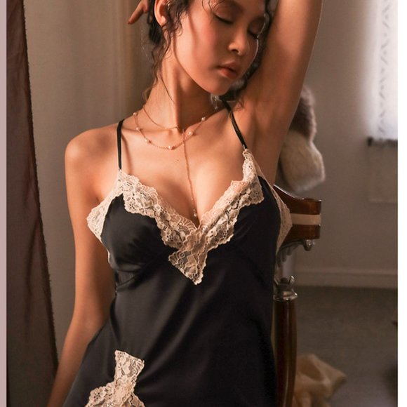 Lingerie Silk Gown for Women - Picture 1 of 12